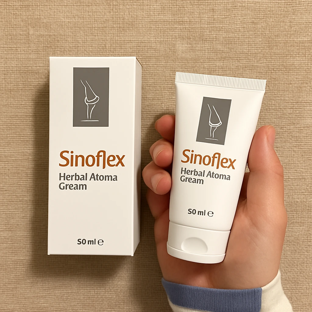 Foto del empaque de Sinoflex de un cliente real